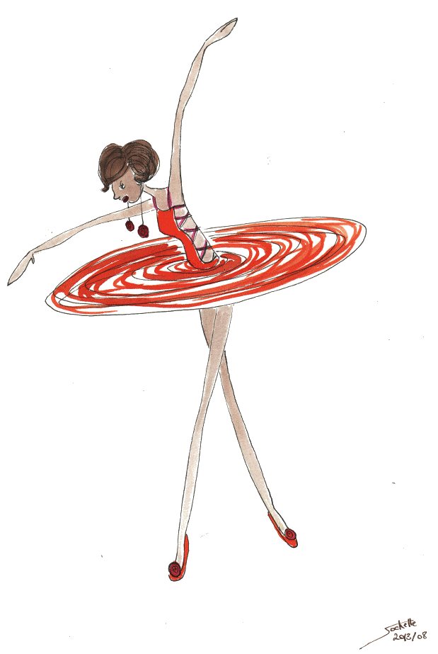 Danseuse en rouge