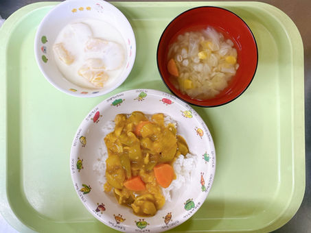 本日の給食メニュー(08/08) ー梅賀山保育園 益田市保育園