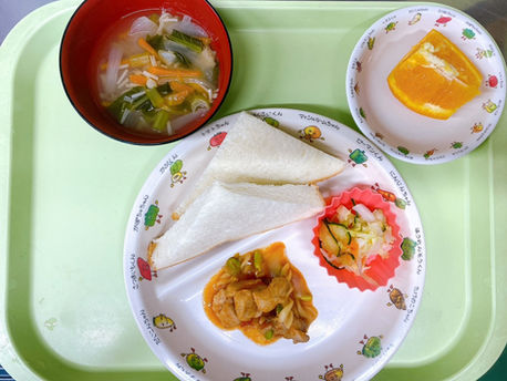 本日の給食メニュー(04/30) ー梅賀山保育園 益田市保育園