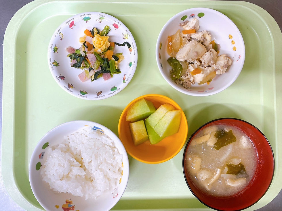 本日の給食メニュー(06/25) ー梅賀山保育園　益田市保育園