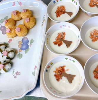 本日の給食メニュー(04/03) ー梅賀山保育園　益田市保育園