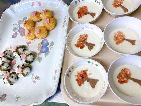 本日の給食メニュー(04/03) ー梅賀山保育園　益田市保育園