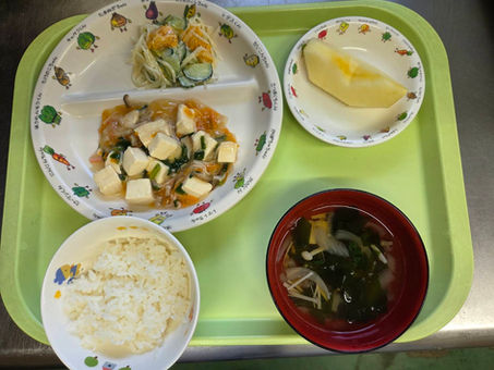 本日の給食メニュー(05/20) ー梅賀山保育園 益田市保育園