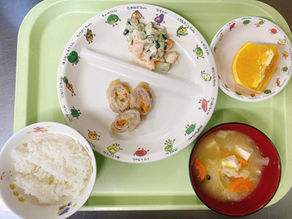 本日の給食メニュー(08/20) ー梅賀山保育園 益田市保育園