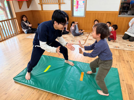 「元気大会」を行いました!ー梅賀山保育園 益田市保育園