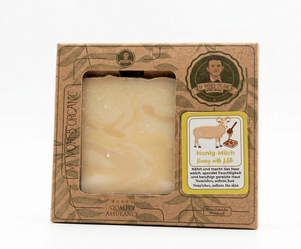 Honig Milch Naturseife für Haut und Haare