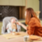 Babylöffel Silikon 2-in-1 Löffel und Beißring in Pastellbeige