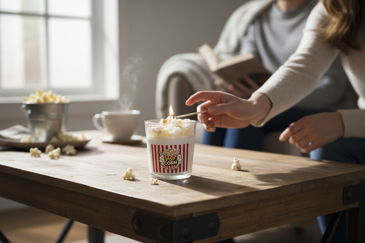 Espelma crispetes amb aroma