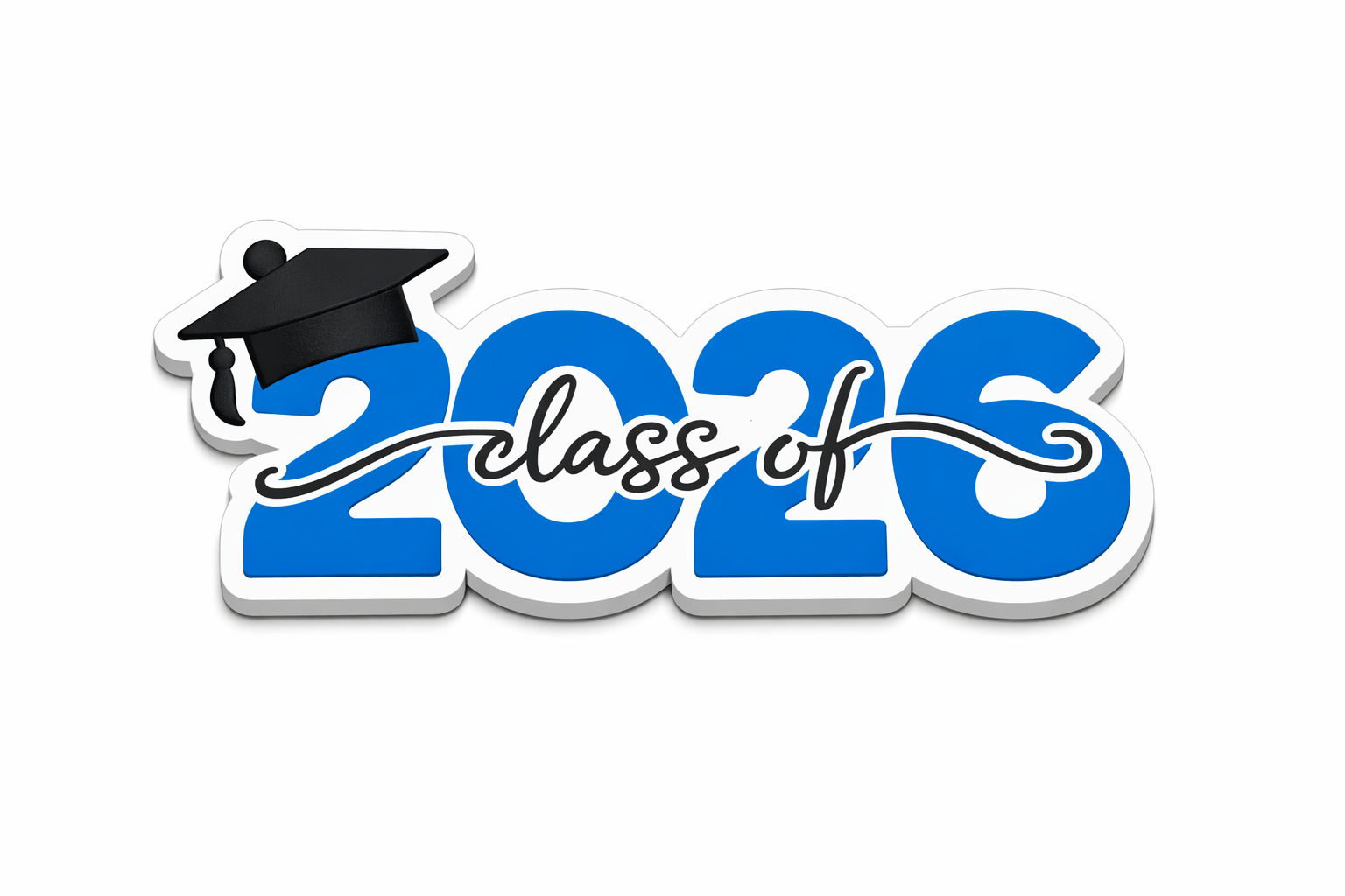 Class of 2026 3D‑Printed Keychain