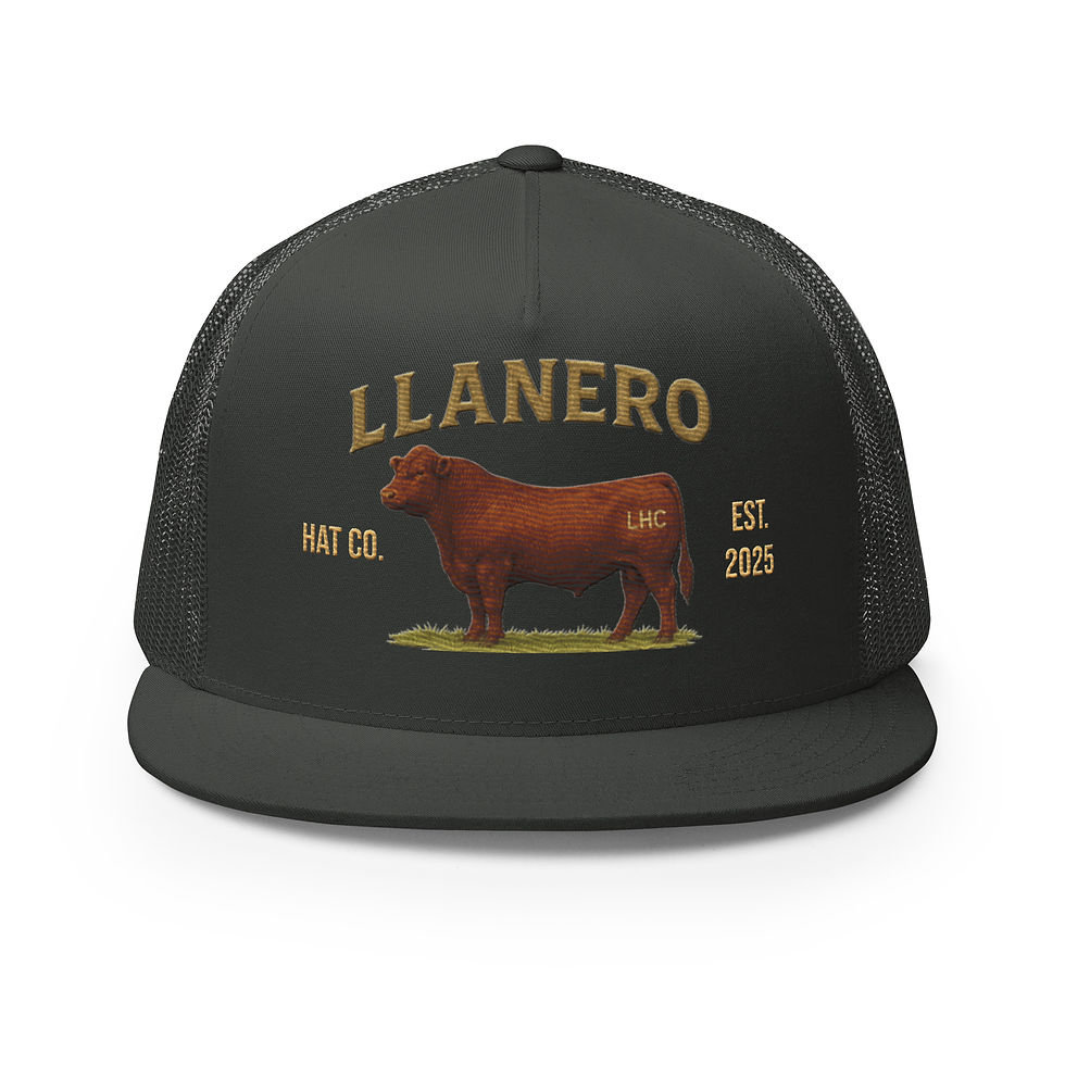 Thumbnail: Llanero Hat Co. - Red Angus - Yupoong 6006