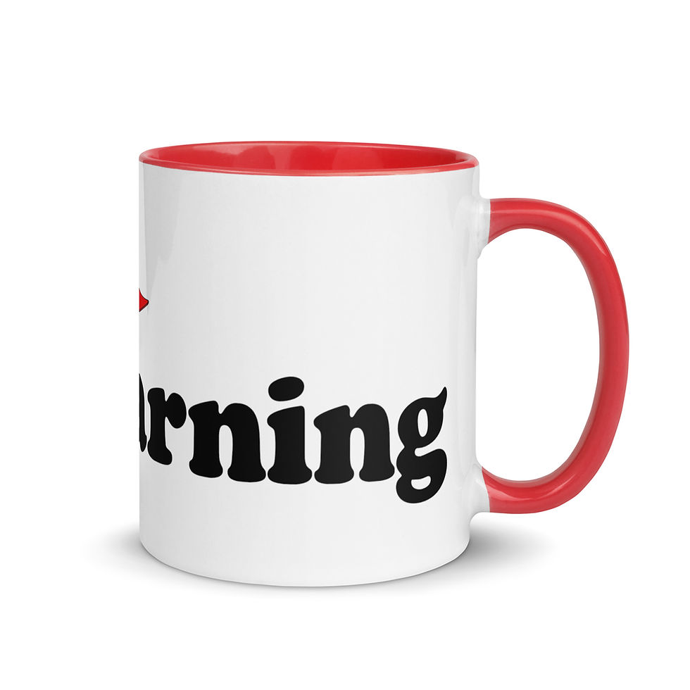 Thumbnail: COFFEE CUP mug Red Flag fair warning graphic