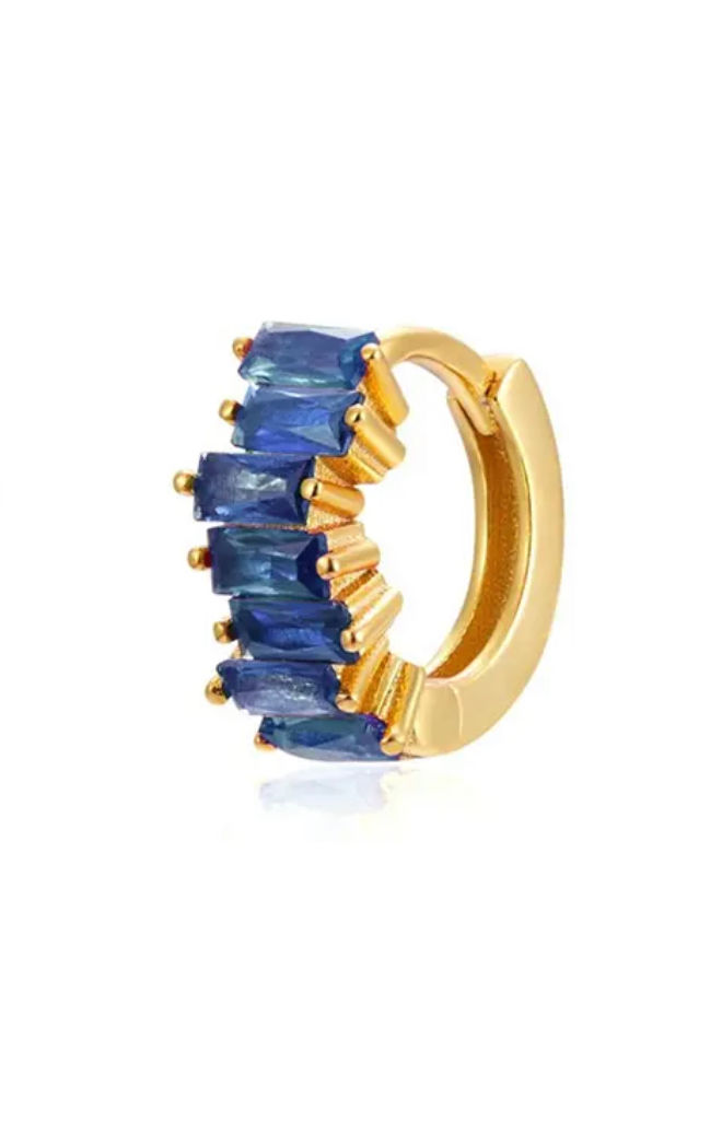 Miniature : Boucle en zircons colorés - ELIO - 