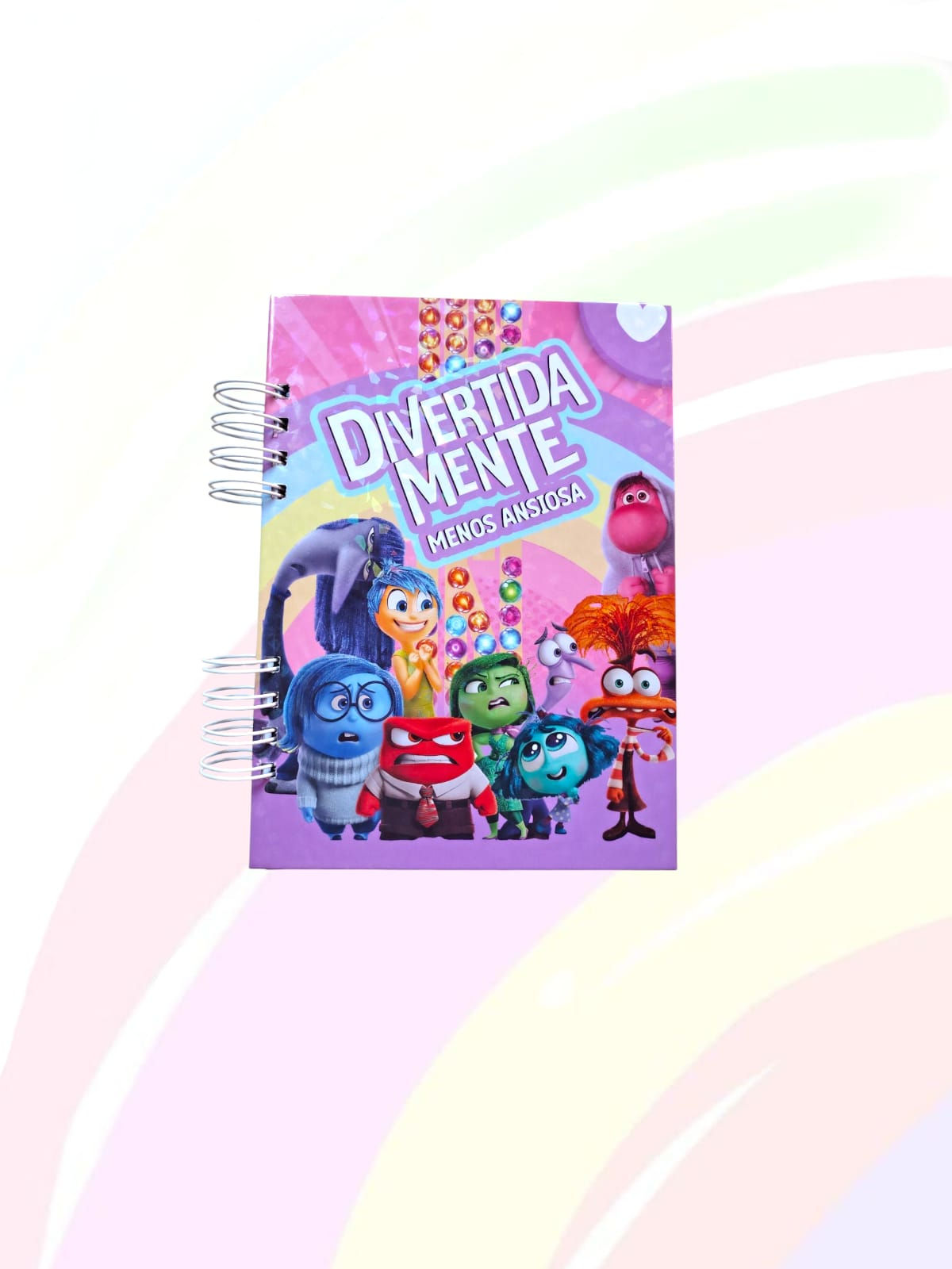 Caderno A5 Divertidamente menos ansiosa.