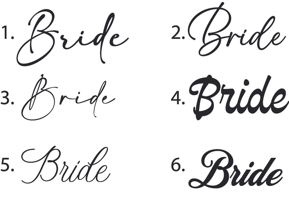 Thumbnail: Personalized Wedding Hangers