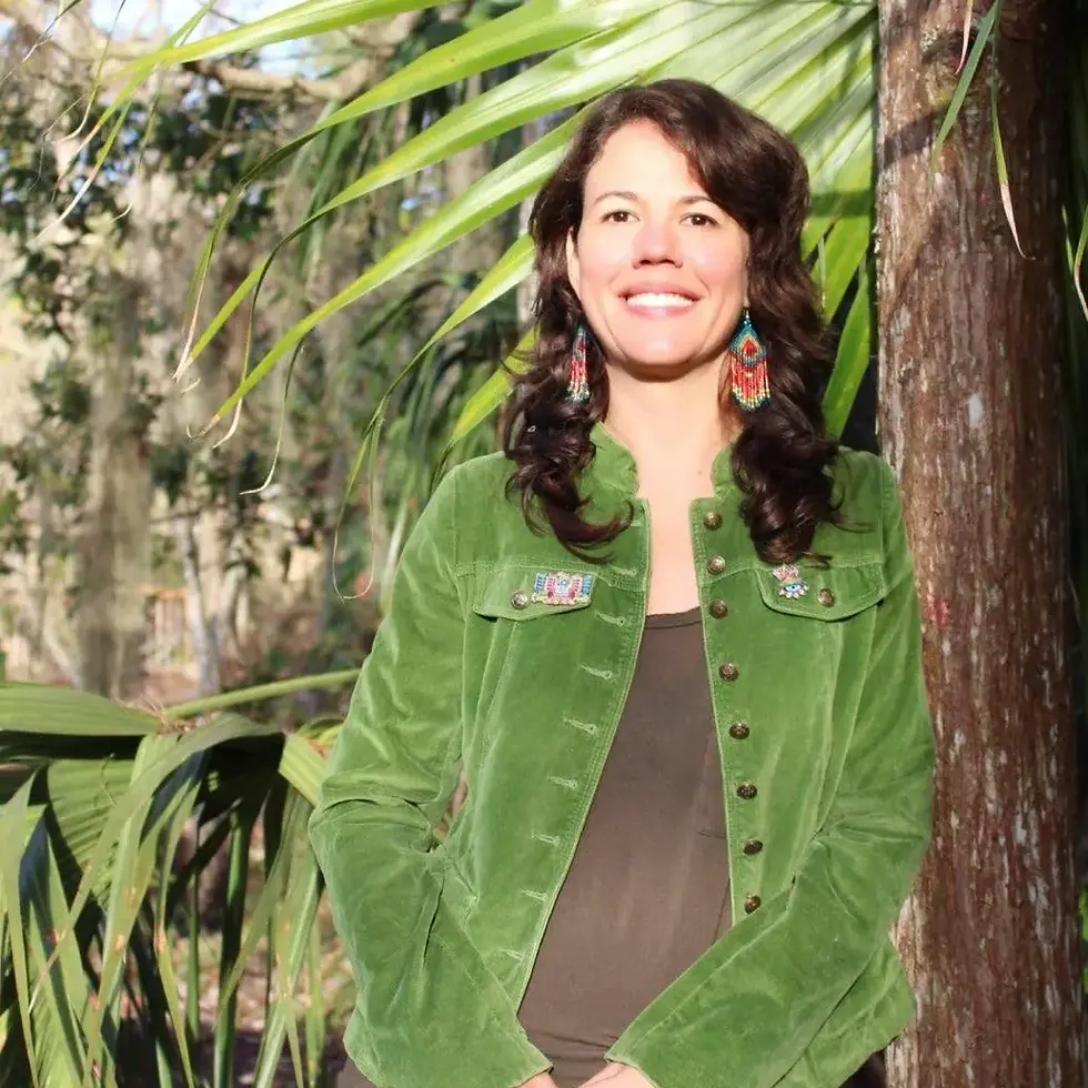 Photo of Visionary Art integration facilitator, Veronika.