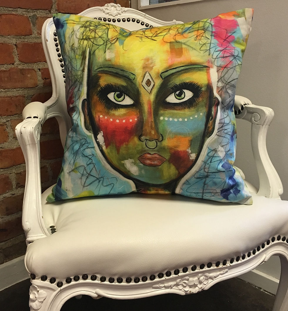 Miniatyrbild: Yellow Warrior cushioncover