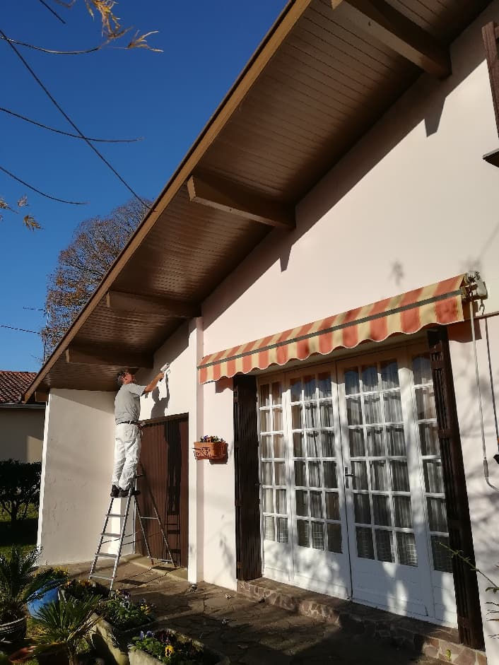 Peinture des bois extérieurs et façade, Dax