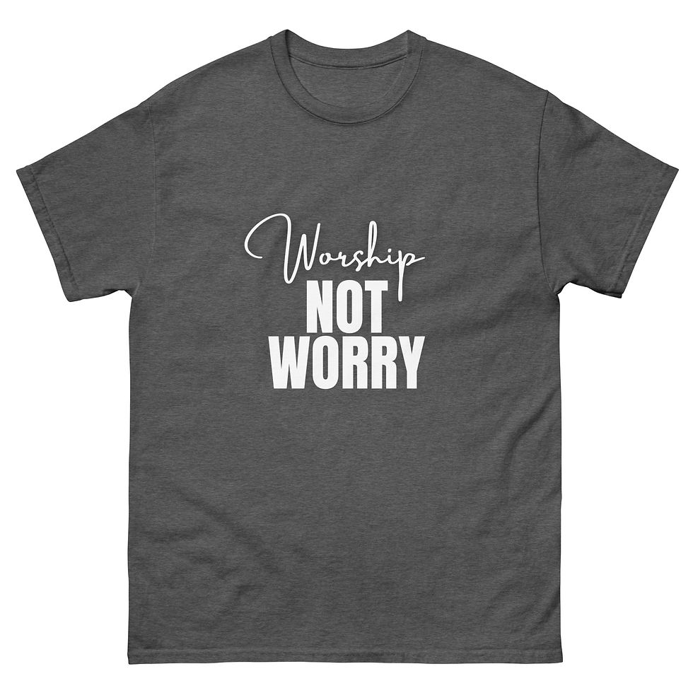 Thumbnail: Worship Not Worry Unisex classic tee