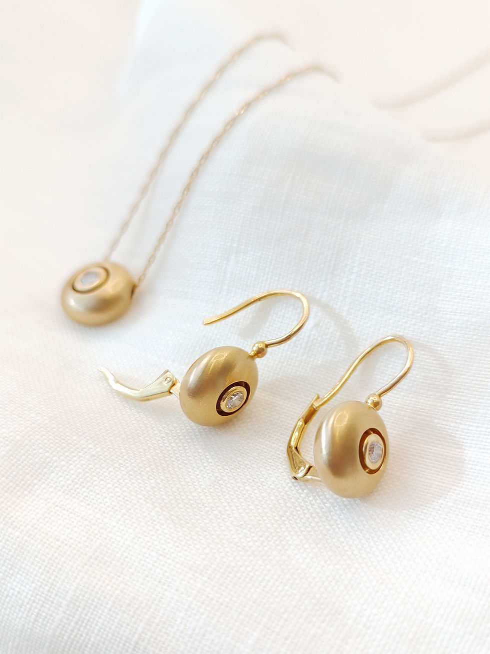 Miniatura: Conjunto de colar e brincos