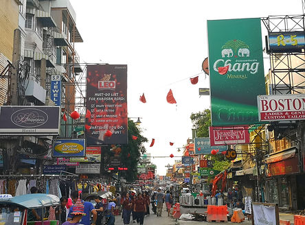 Bangkok Tempel Sonnenuntergang Wat Arun Thailand