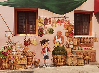 Street Art von Singapur