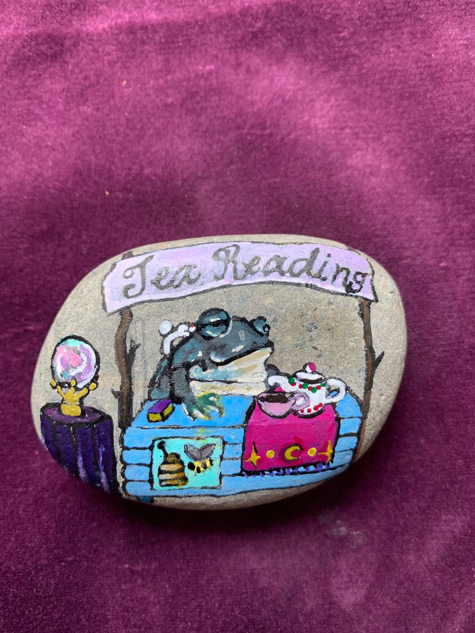 10. Madam Toad, reader of Tea Leaves $25