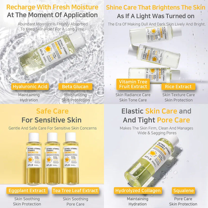 Thumbnail: APLB - Retinol Vitamin C Vitamin E Facial Toner