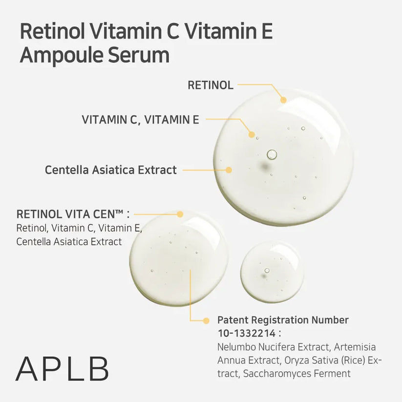 Thumbnail: APLB - Retinol Vitamin C Vitamin E Ampoule Serum