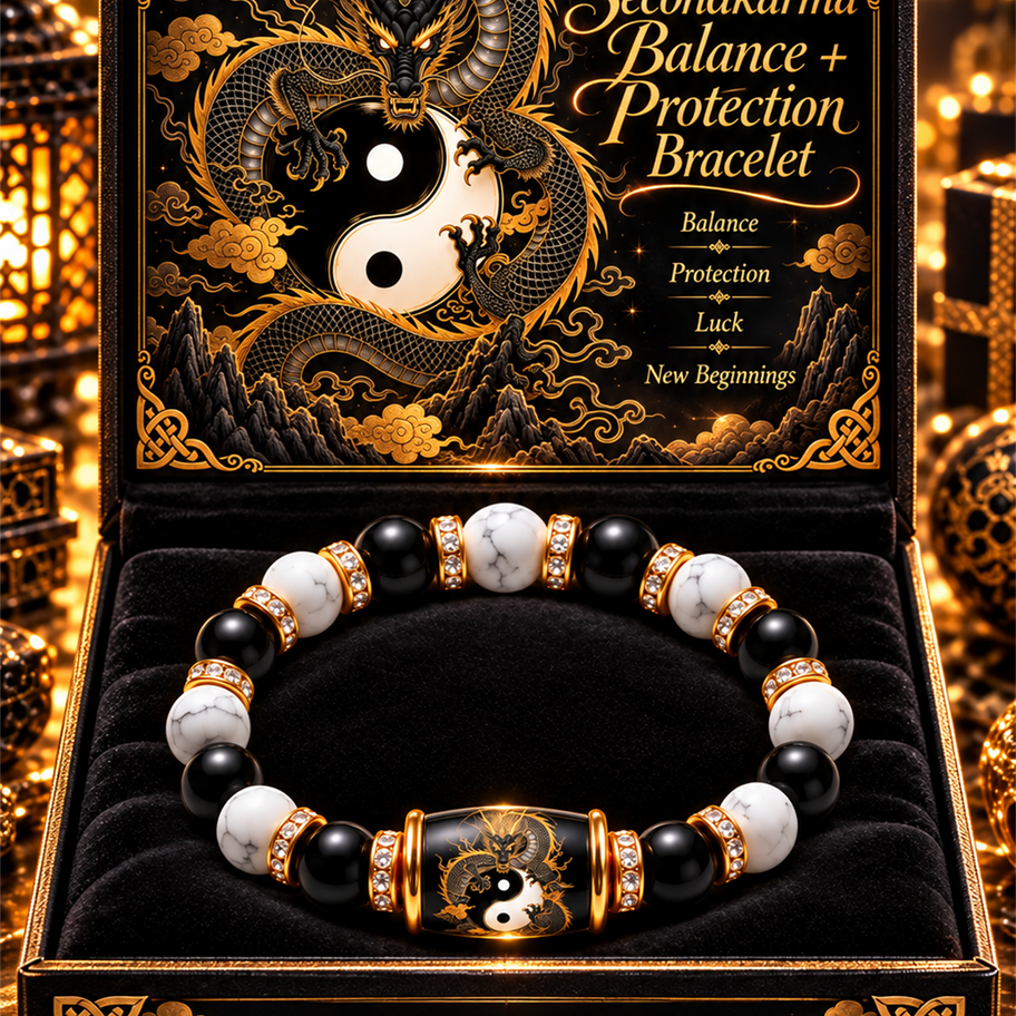 SECONDKARMA Balance + Protection Bracelet