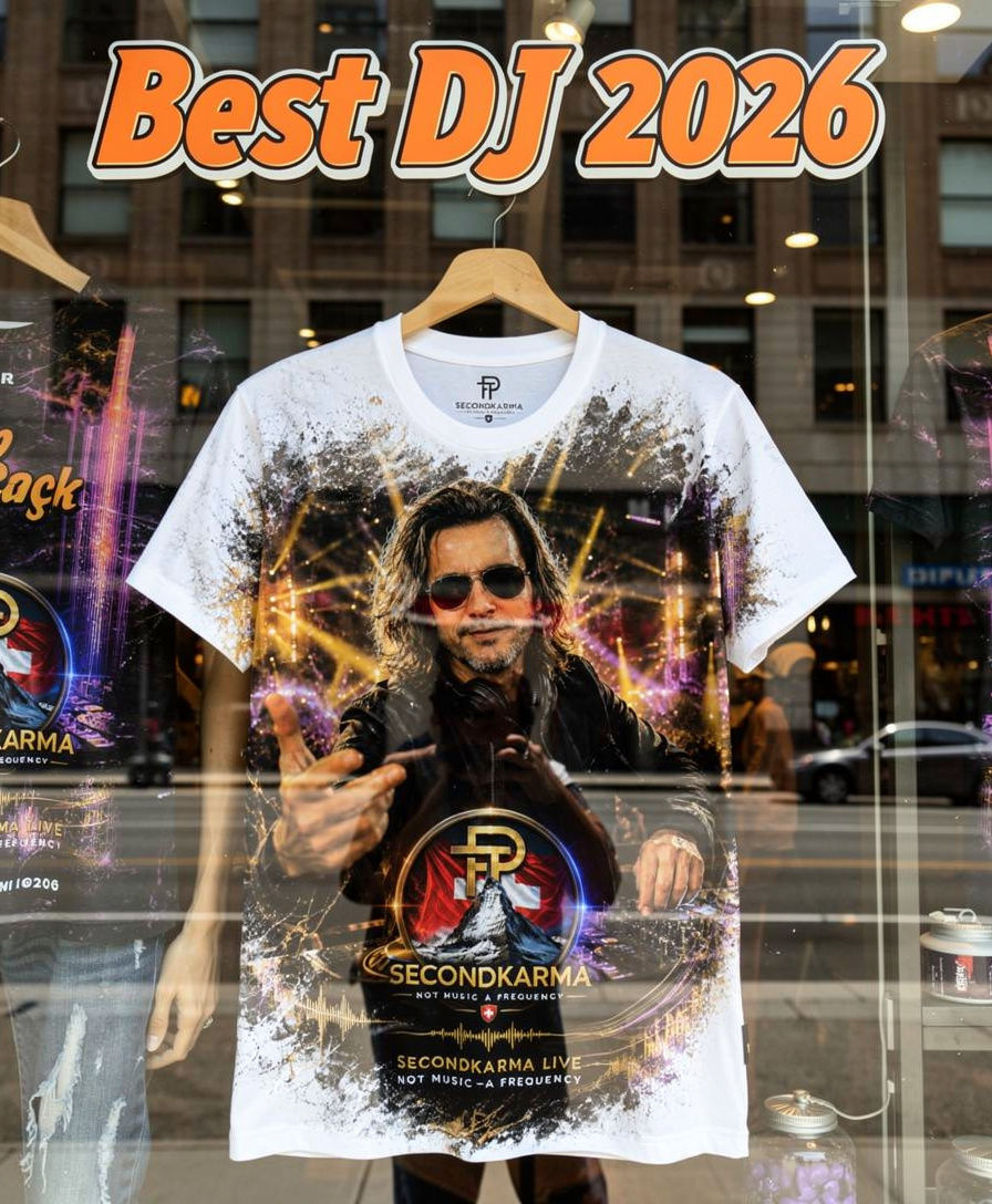 DJ Secondkarma I 100% Cotton Premium Unisex T-Shirt