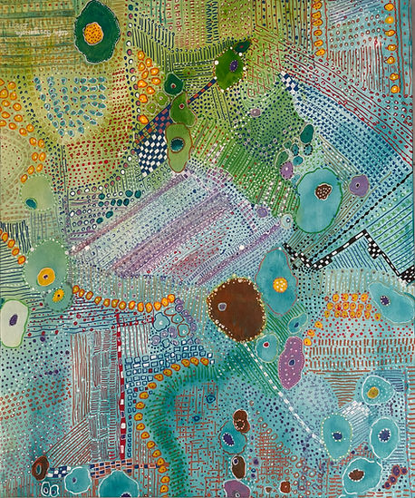 Iva Bogdanova BEHIND THE SCENE 65x54cm acrylic on stretched canvas 2026.jpeg