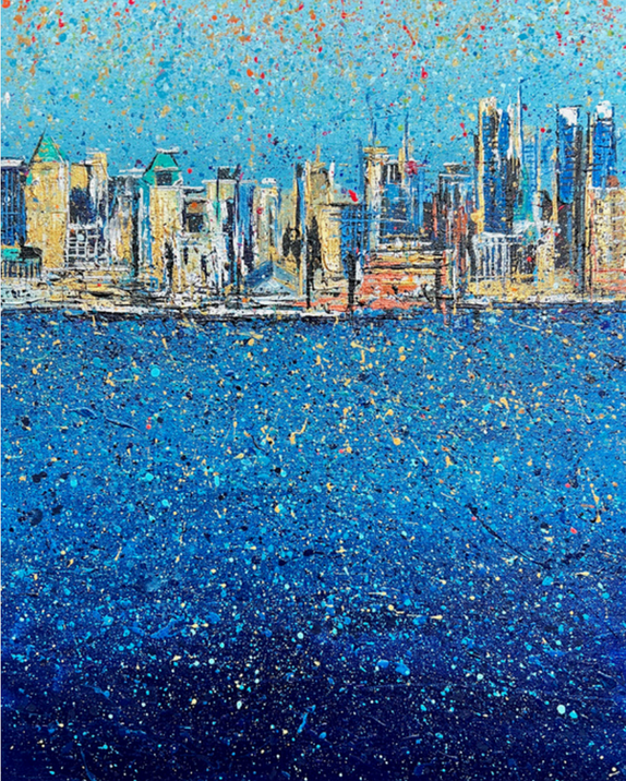 Golden Hour, Acrylic on Linen Canvas, 20" x 16", 50cm x 40cm, $1,800.png