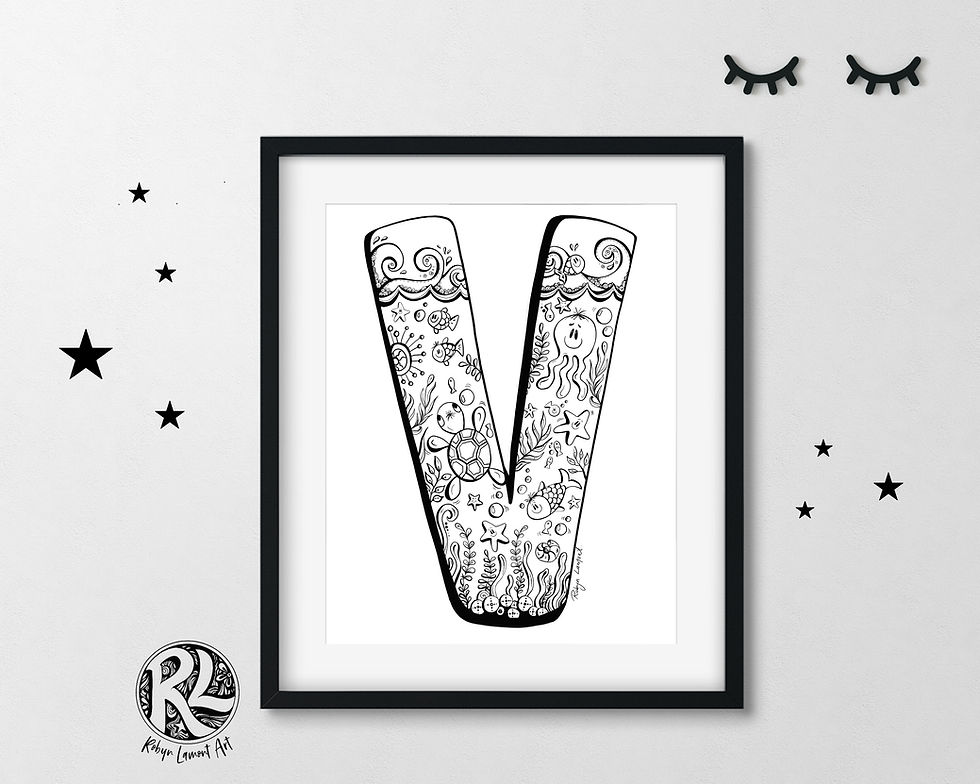 Thumbnail: ‘The Letter V' - Digital Download