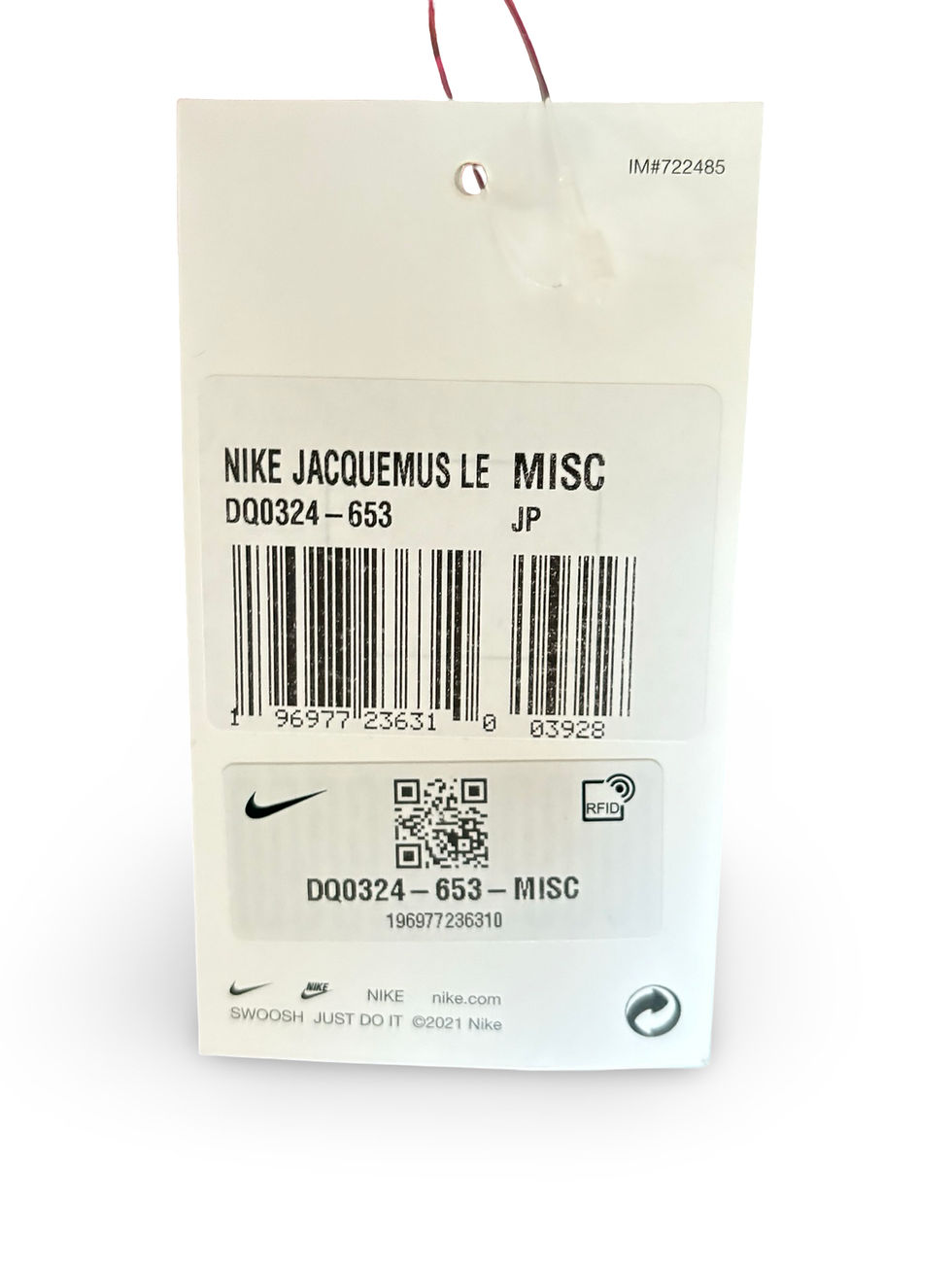 Thumbnail: JAQUEMUS X NIKE Swoosh tas
