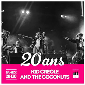 29th of June 2019: Saint Emilion Jazz festival - Kid Creole & the Coconuts