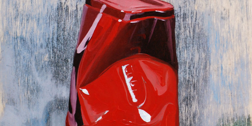 Red solo cup painting