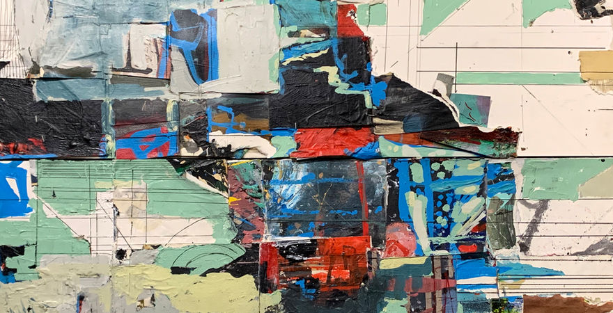 detailed and complicated abstract painting 