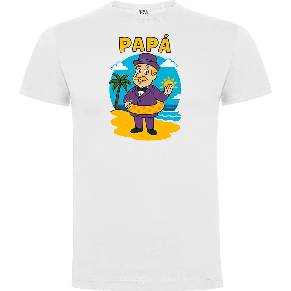 Miniatura: Vista frontal camisetas familiares personalizadas