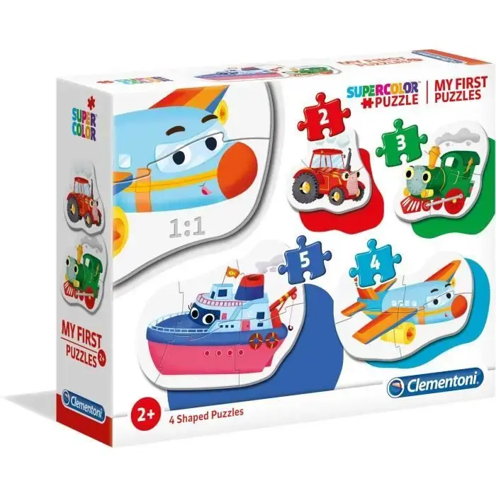 Puzzles de vehículos para 2 años