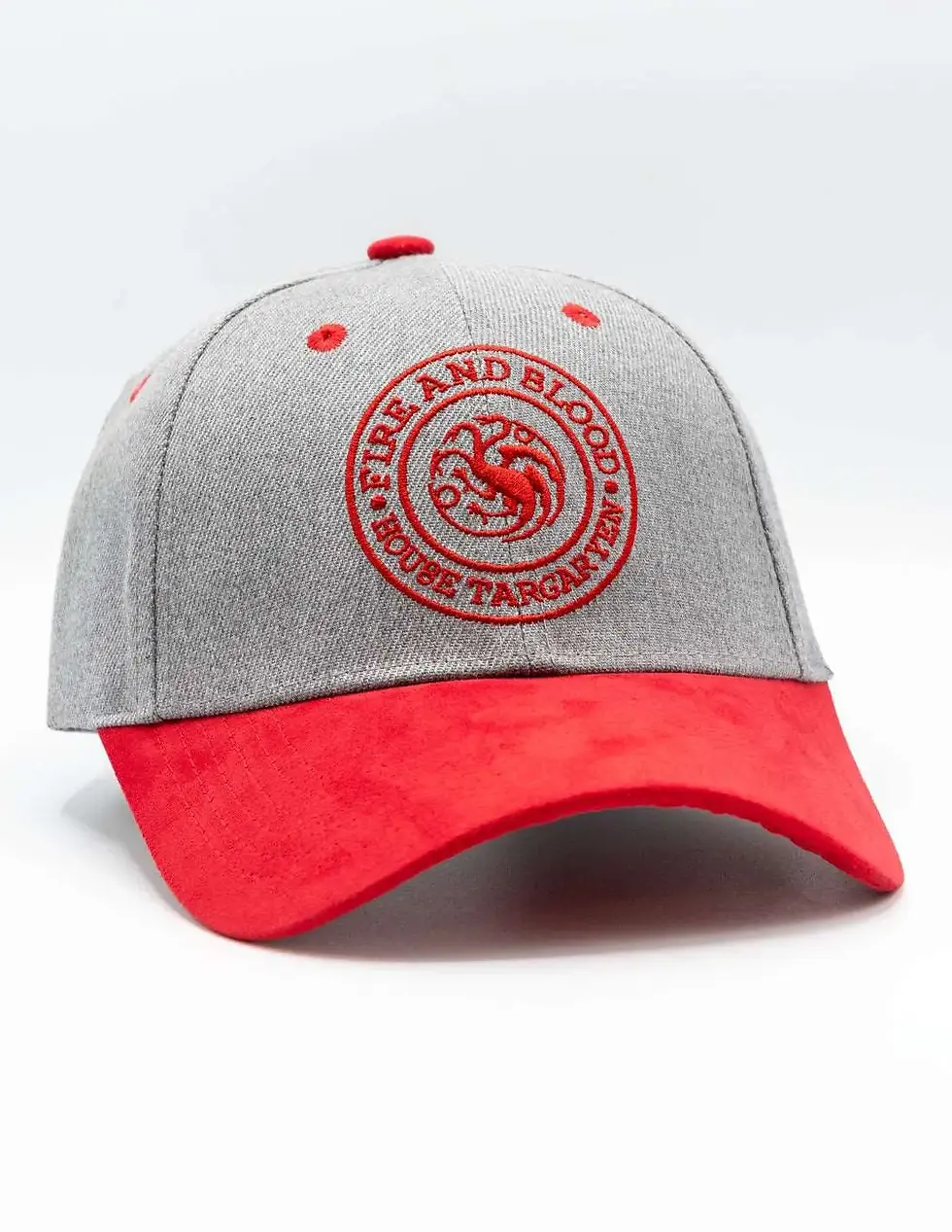 Vista frontal gorra juego de tronos