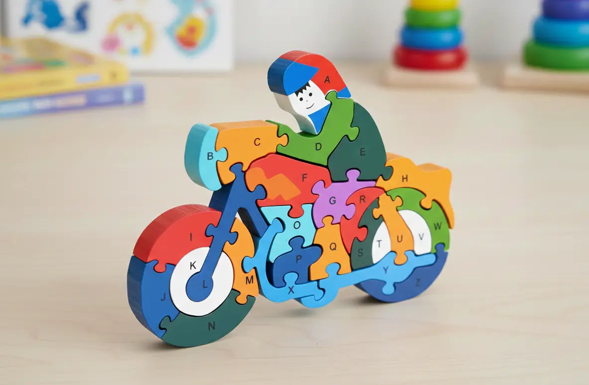 Puzzle de Precisión Motocicleta | Puzzles 3D Madera