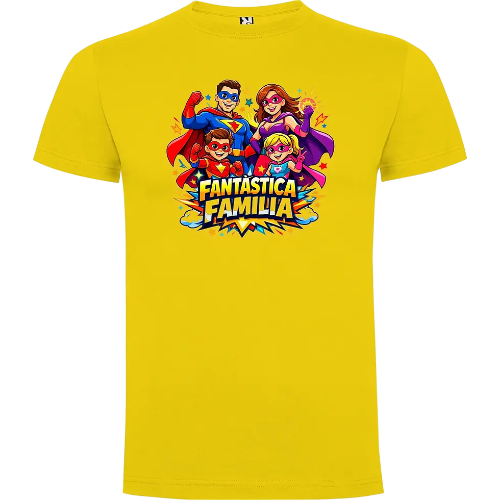Camiseta familia fantástica