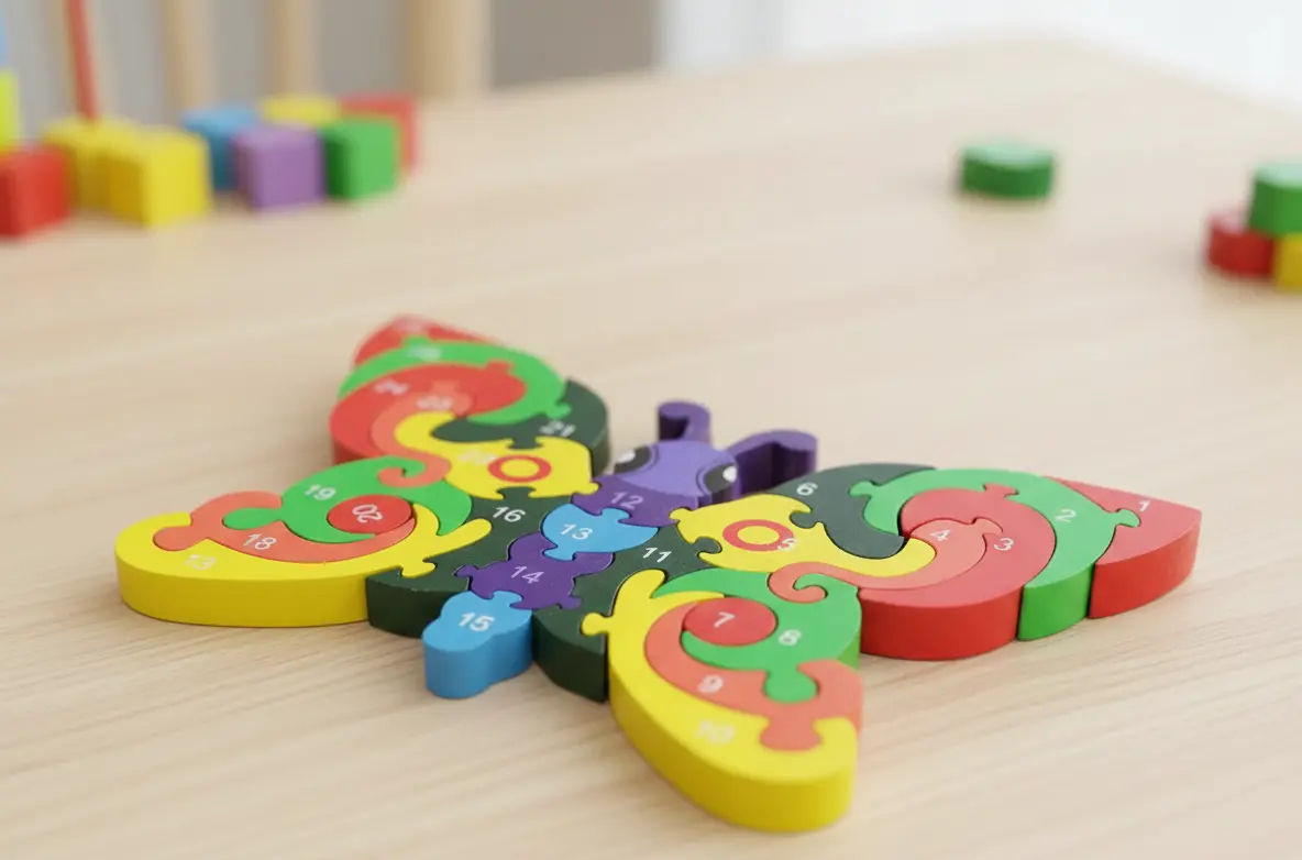 Puzzle de Precisión Mariposa | Puzzles 3D Madera