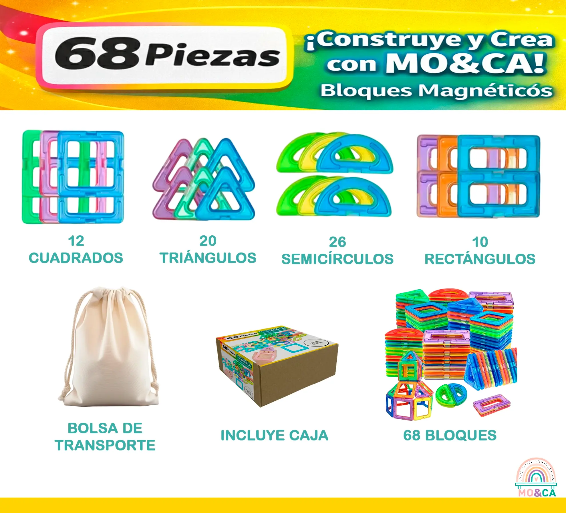 Bloques de construcción magnéticos