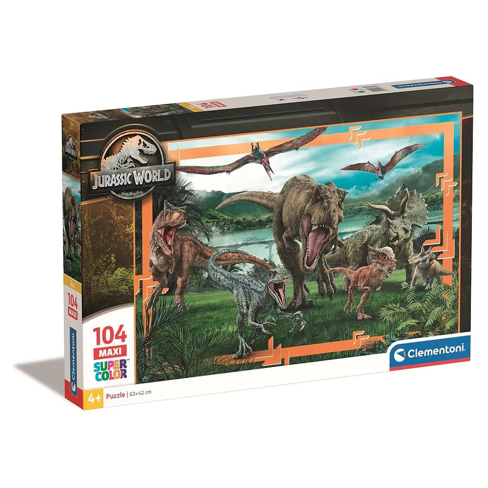 Caja Puzzle para niños dinosaurios