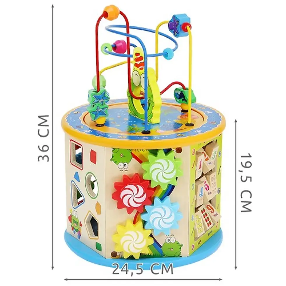 Medidas de cubo educativo