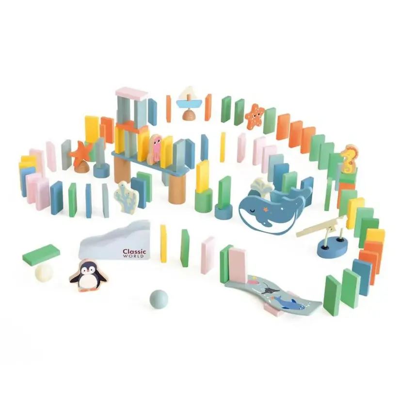 Miniatura: Dominó de madera para niños