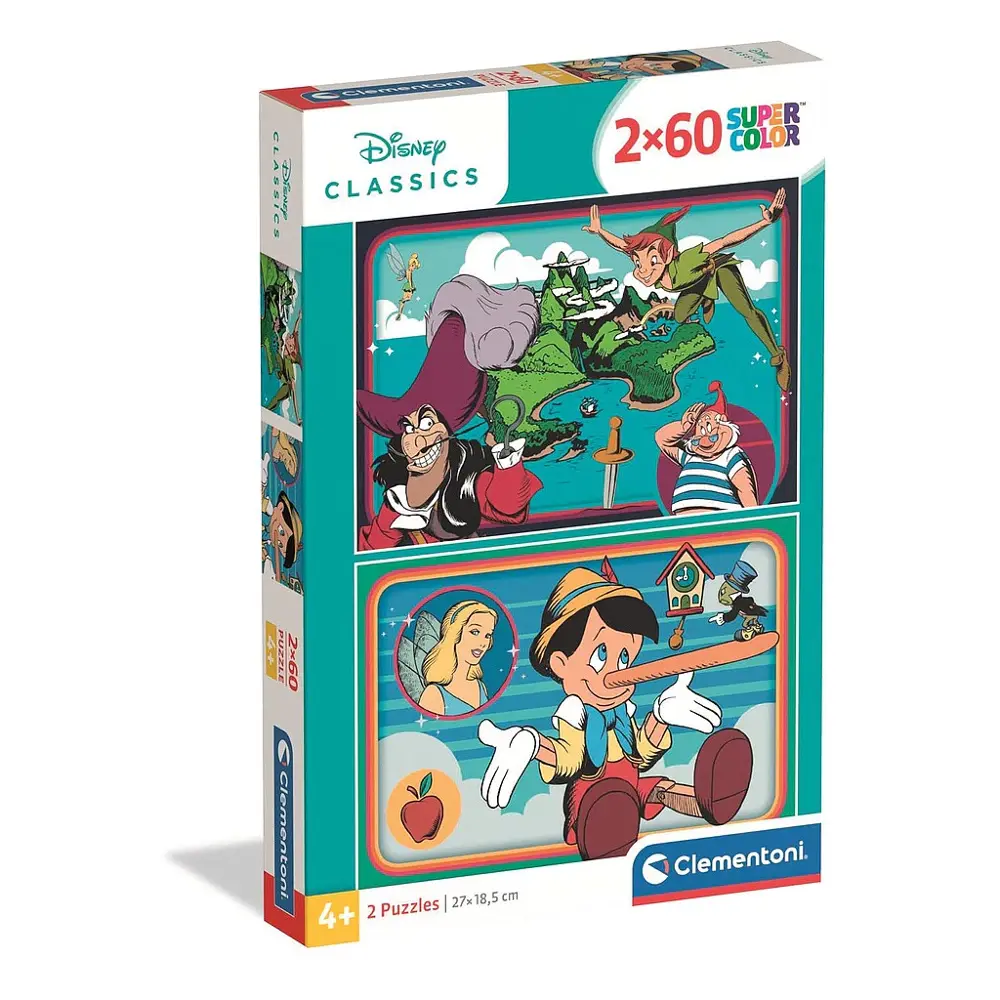Caja puzzle clásicos Disney