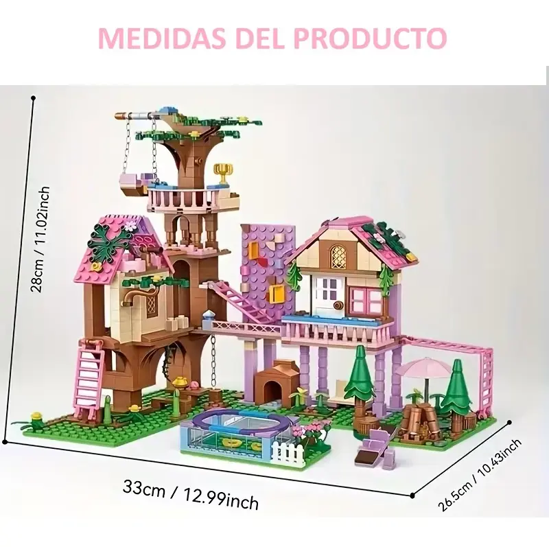 Miniatura: Tamaño casa de campo bloques de construcción
