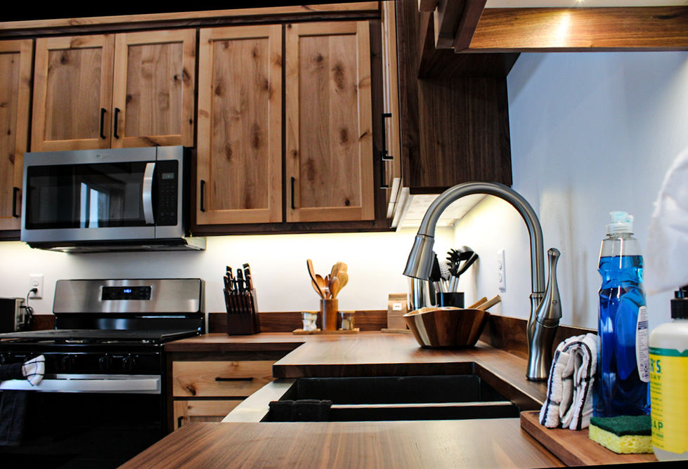 Fully Stocked Kitchen at Jackson Duroc Cottages